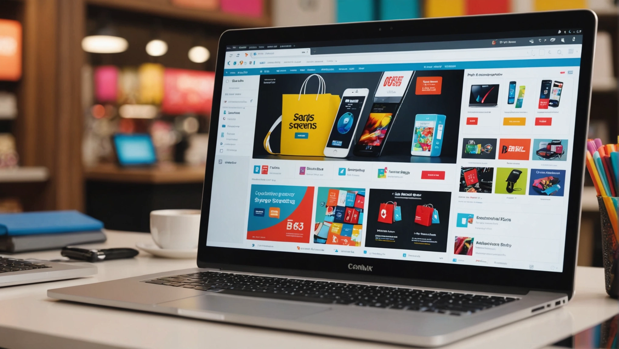 online shop werbung